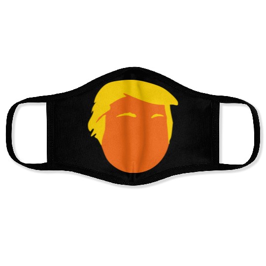Trump Orange Head Face Masks