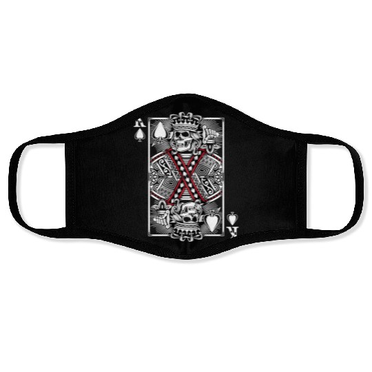 King Of Hearts Face Masks