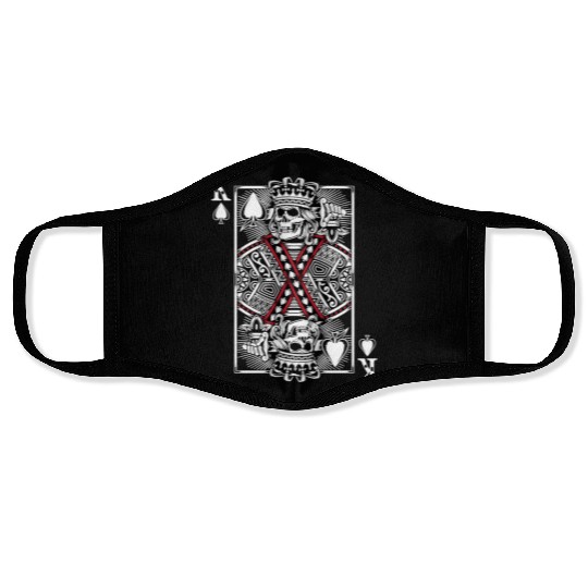 King Of Hearts Face Masks