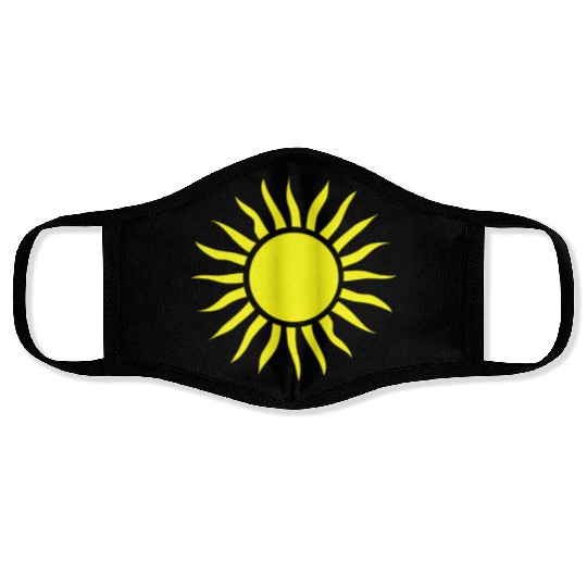 Blazing sun 2 Face Masks