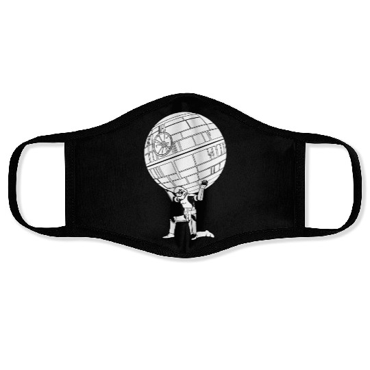 Funny Star Wars Stormtrooper art Face Masks