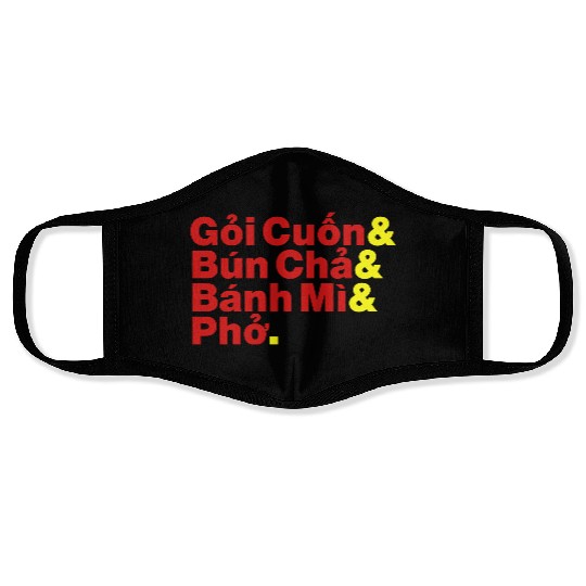 Vietnamese / Vietnam Street Food Face Masks