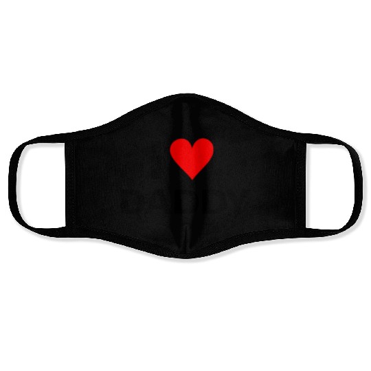 I Love Daddy Face Masks