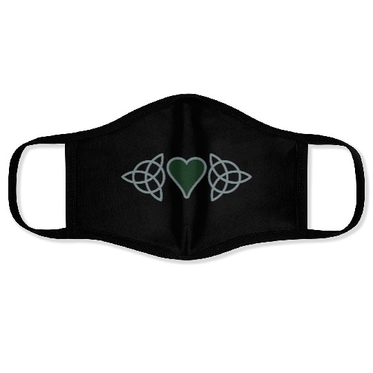 Celtic Claddagh Face Masks
