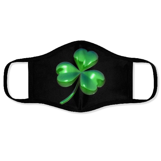 3D Shamrock Face Masks