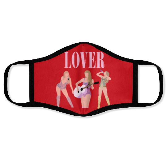 taylorswift lover eras tour art Face Masks
