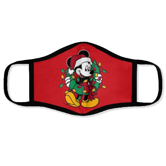 Disney Mickey Mouse Lights Raglan Baseball Face Masks Face Masks