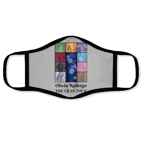 Discover Olivia The Eras Tour Olivia-Rodrigo Face Masks