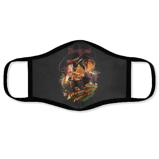 Indiana Jones Adventure Disneyland 1995, Indiana Jones Face Masks