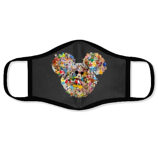 Mickey Mouse, Mickey Head Multi Character, Disney Face Masks