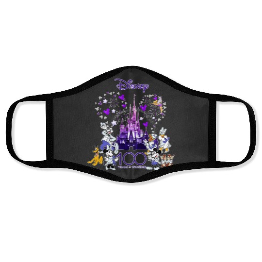Disney 100 Years of Wonder Face Masks, Disneyland 100th Anniversary Face Masks