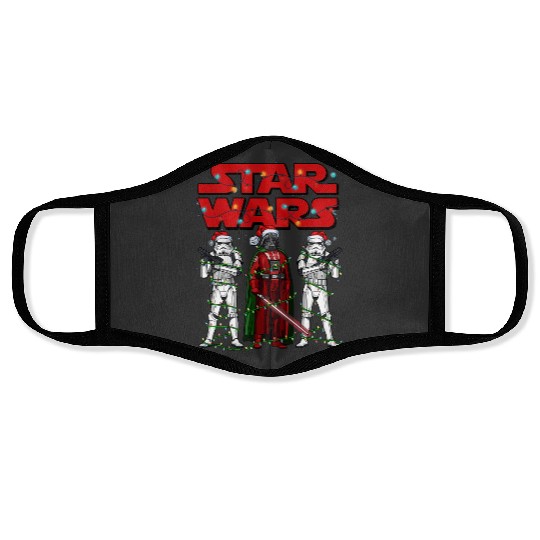 Star Wars Christmas Logo Face Masks Disneyland Christmas Party Face Masks