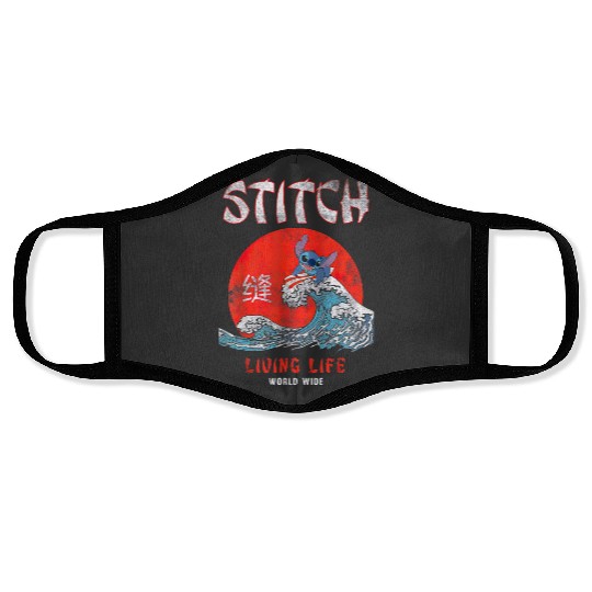Discover Stitch Living Life Face Masks, Disney Stitch Face Masks, Stitch Disney, Disneyland Face Masks, Disneyworld Face Masks