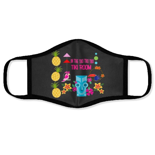 In the Tiki room - Enchanted Tiki Room Disney World - Face Masks