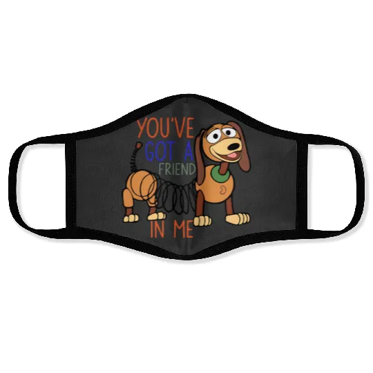 Slinky Dog Disney Face Masks, Disney Face Masks, Mickey Ears Slinky Dog Face Masks