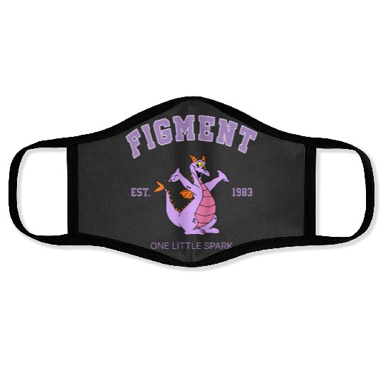 Disney Figment Face Masks, Figment Est 1983 Face Masks, Figment Face Masks