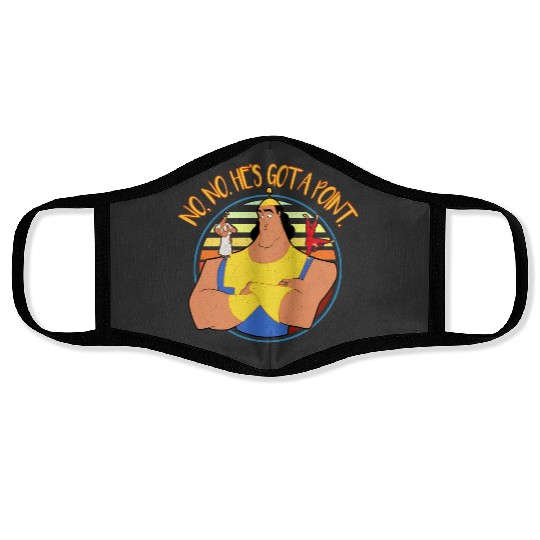 Discover Disney The Emperors New Groove Krock Angel & Devil Quotes Retro Face Masks, WDW Holiday  Face Masks