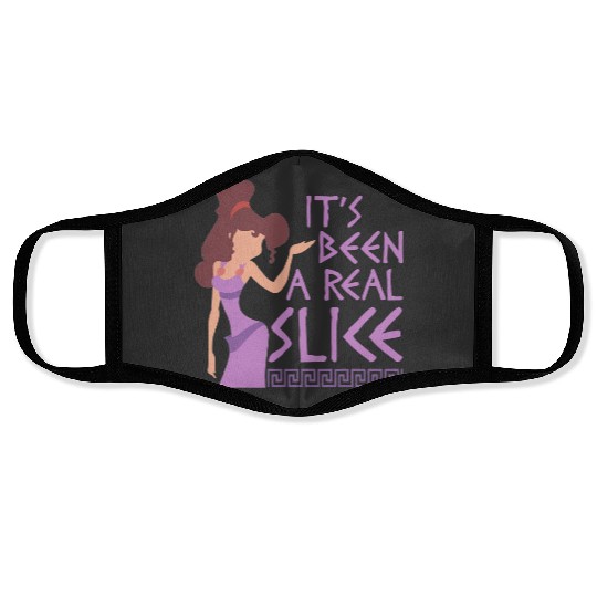 It's Been A Real Slice Face Masks Face Masks, Disney Megara Hercules Face Masks