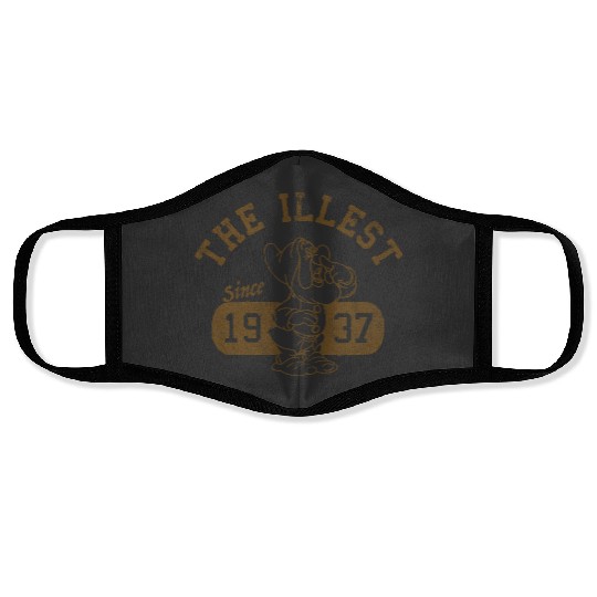 Disney Snow White Sneezy The Illest Vintage Humor Face Masks, Princess Snow White Face Masks