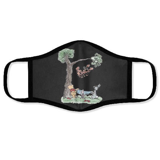 Winnie The Pooh Face Masks, The Pooh And Friends Face Masks, Disney Winnie The Pooh, Disneyland Pooh Face Masks