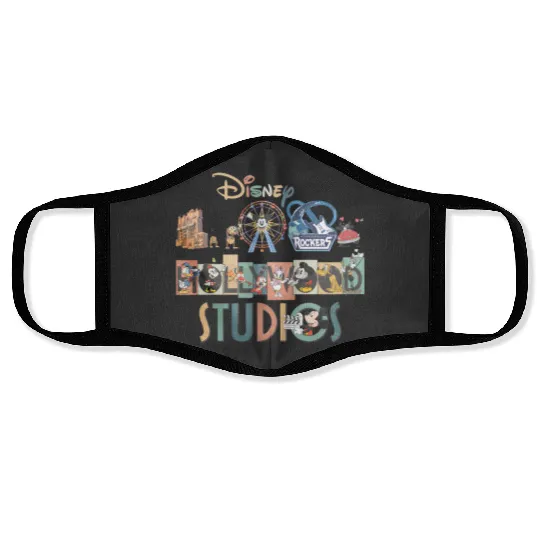 Vintage Disney Hollywood Studios Face Masks, Universal Studios Face Masks, Disney Trip Face Masks, Disney Family Vacation, Matching Group Face Masks