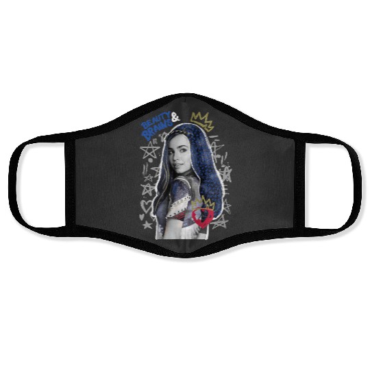 Disney Descendants 2 Evie Collage Face Masks