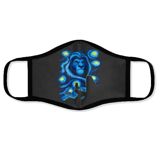 Disney The Lion King Mufasa Starry Night Pride Rock Face Masks