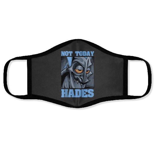Disney Hercules Not Today Hades Poster 5734 Face Masks