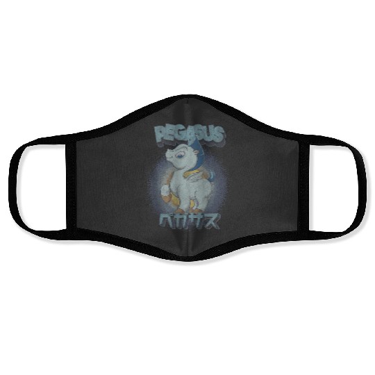 Disney Hercules Pegasus Kanji Portrait Face Masks