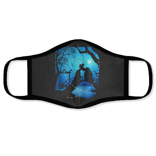 Disneyss The Lady And The Tramp Night Time Silhouette Face Masks