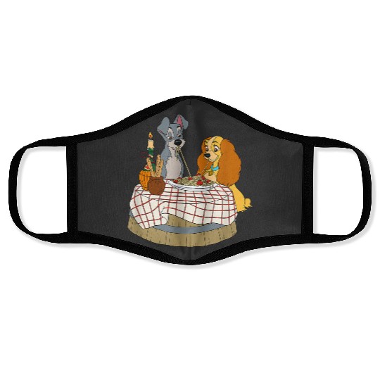 Disneyss Lady And Tramp Bella Notte Spaghetti Face Masks
