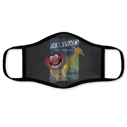Disneyss The Muppets Vintage Retro Animal Hollywood Poster Face Masks