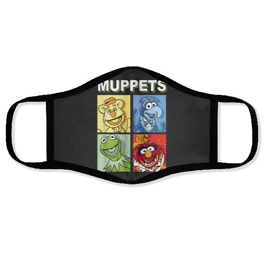 Disneyss The Muppets Fozzie Gonzo K the frog Animal Logo Face Masks