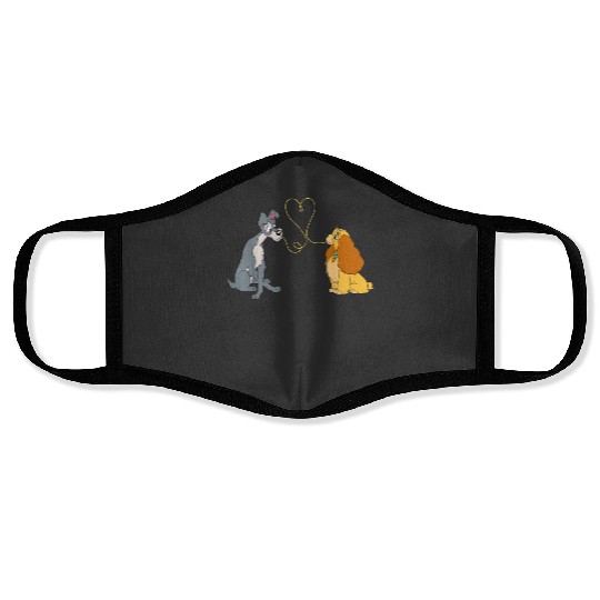 Disney Lady and The Tramp Bella Notte Face Masks