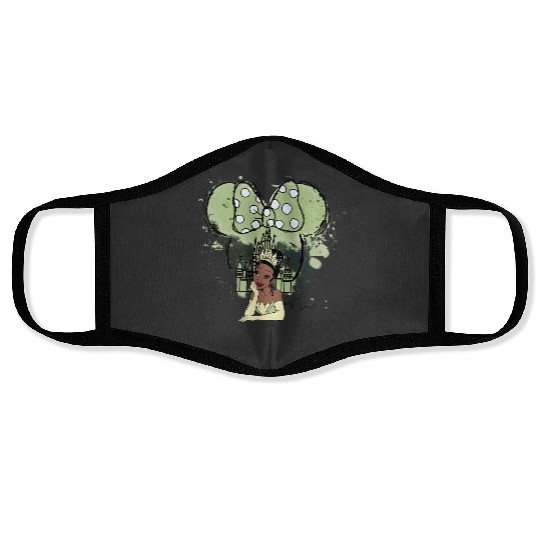 Princess Tiana Face Masks, Disney Tiana Princess Face Masks, Disney Princess Face Masks, Tiana Face Masks, Disney Girl Face Masks