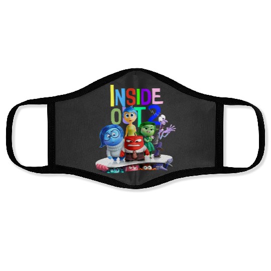 Disney Inside Out 2 Face Masks, Inside Out Characters Face Masks, Inside Out 2024 Movie Face Masks