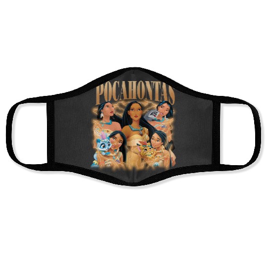 Disney Pocahontas Princess Homage Face Masks, Disney Princess