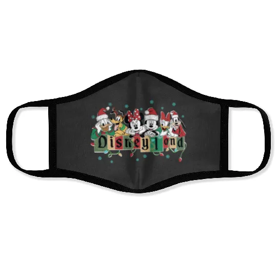 Discover Vintage Disneyland Christmas  Color Face Masks, Mickey and Friend Head