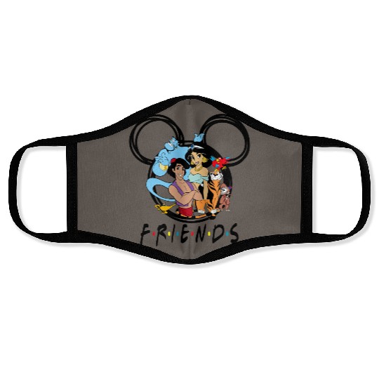 Aladdin Friends Face Masks, Aladdin Face Masks, Disney World Face Masks, Disneyland Face Masks