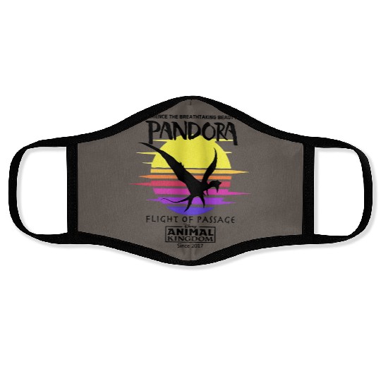 Disney - Pandora - Flight Of Passage - Avatar - Animal Kingdom - Banshee - Face Masks