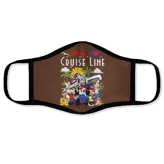 Disney Wish Fantasy Magic Wonder 2024 Face Masks, Disney Cruise Line