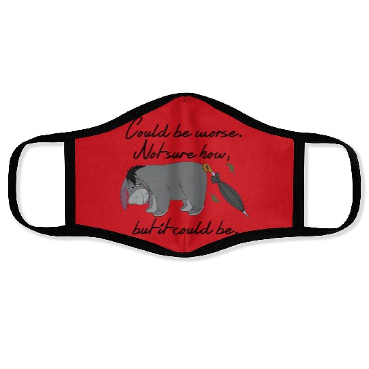 Country Face Masks Disney Winnie The Pooh Eeyore Could Be Worse