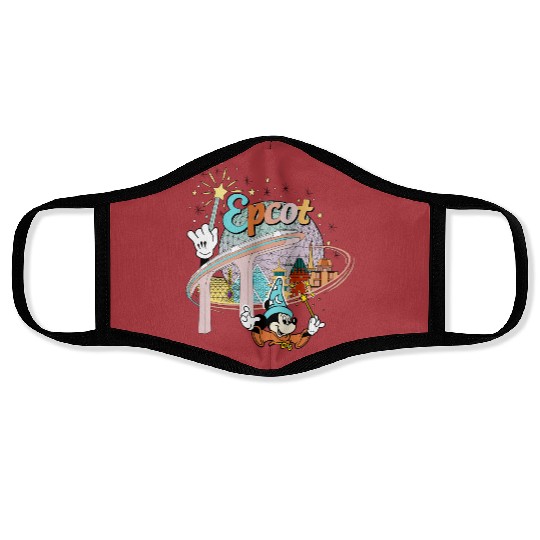 Disney Epcot Face Masks, Vintage Epcot 1982 Face Masks
