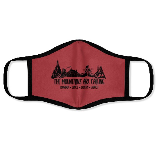 The Mountains are Calling - Disney Mountain Face Masks - Disney Family Face Masks