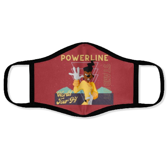 Disney Powerline World Tour 94 Face Masks 4 | Disney Face Masks | A Goofy Movie Face Masks | Unisex | Anime Manga Vintage