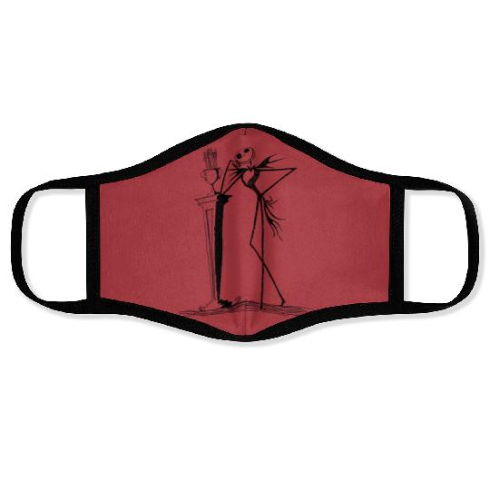 90s Nightmare Before Christmas Disney Face Masks. Vintage 1990s