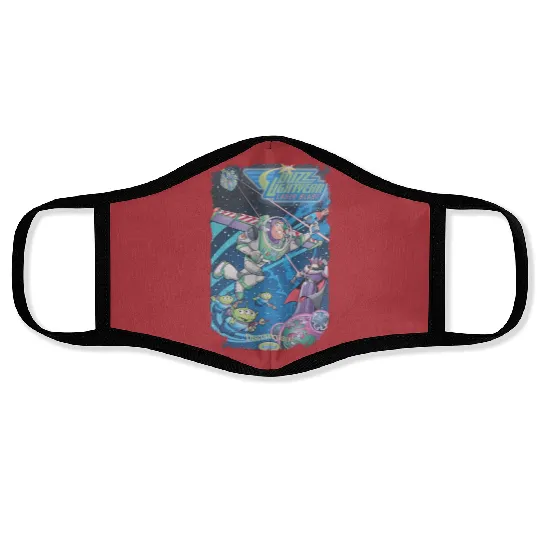 Retro Buzz Lightyear Face Masks, Retro Toy Story, Buzz Lightyear, Toy Story Face Masks, Disney Face Masks,  Toy Story