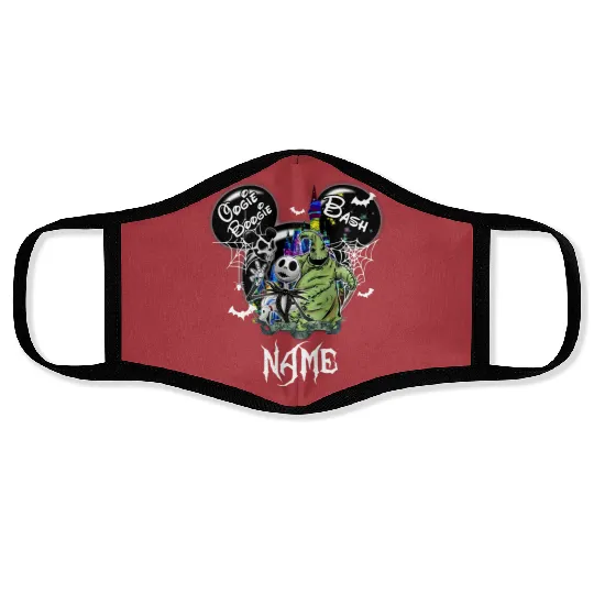 Oogie Boogie Bash Mickey Face Masks, Halloween Face Masks, Disney Customer Face Masks