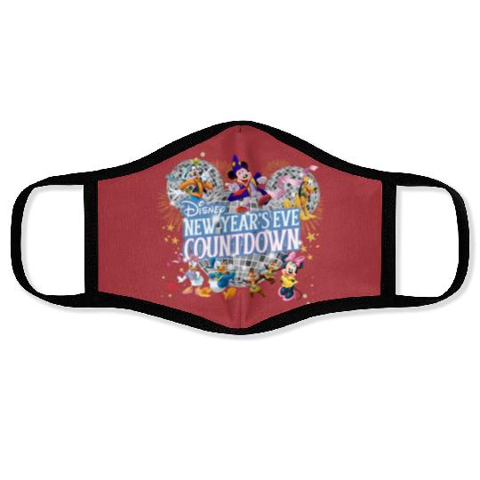 Disney New Years Face Masks, Disney  Face Masks, New Year's Eve Countdown Shir