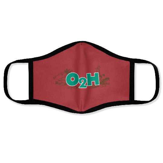 Back Side of Water Face Masks O2H Jungle Cruise Disneyland Face Masks Unisex